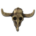 Cow Skull Lapel Pin